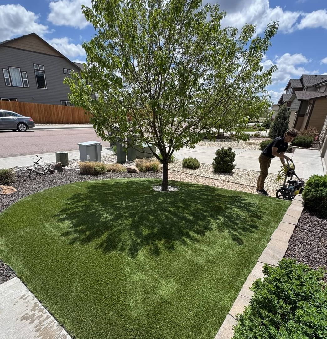 power cleaning artificial turf